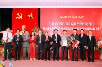 Lễ công bố quyết định thành lập Đảng bộ khối doanh nghiệp quận Cầu Giấy