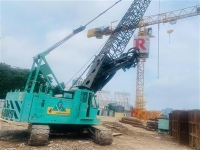 Các thiết bị khoan cọc nhồi của FODACON đang thi công tại Dự án " Khu phức hợp Giảng Võ- Hà Nội"