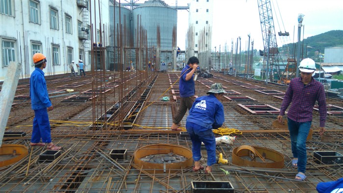 Công trình Xây dựng nhà nghiền giai đoạn 3 - Công ty TNHH Sản xuất Bột mỳ Vimaflour