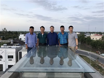 Lễ cất nóc công trình Trụ sở Chi nhánh Công ty Cổ phần Dược phẩm Nam Hà tại Cần Thơ