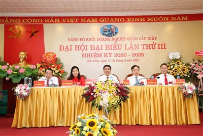 Đảng ủy khối Doanh nghiệp quận Cầu Giấy tổ chức thành công Đại hội Đại biểu lần thứ III nhiệm kỳ 2020-2025