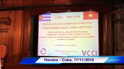 Ông Nguyễn Văn Đông - Chủ tịch Hội đồng quản trị kiêm Tổng Giám đốc Công ty tham gia Đoàn Doanh nghiệp Việt Nam nhân dịp Chủ tịch nước Trần Đại Quang thăm chính thức nước Cộng Hòa Cu Ba và cuộc họp tiểu ban hợp tác Việt Nam Cu Ba